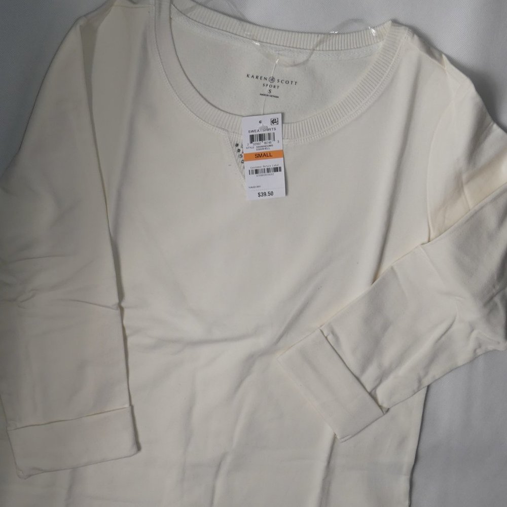 Karen Scott Sport Sweat Shirt